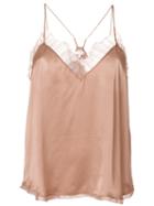 Iro - Camisole Top - Women - Silk/polyamide - 36, Pink/purple, Silk/polyamide