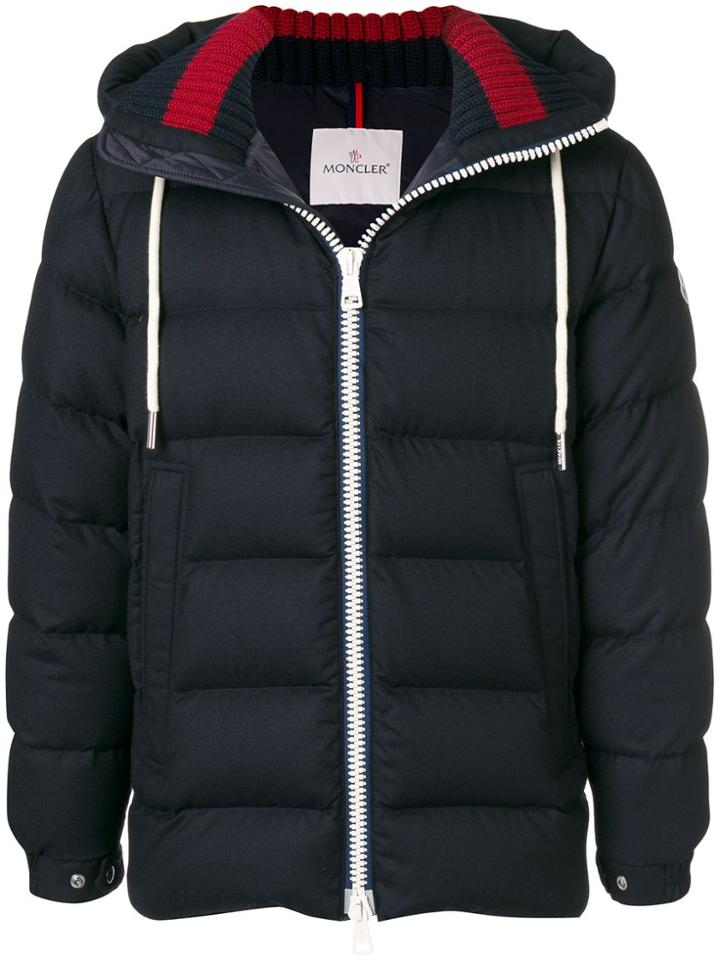 Moncler Padded Zip Jacket - Blue
