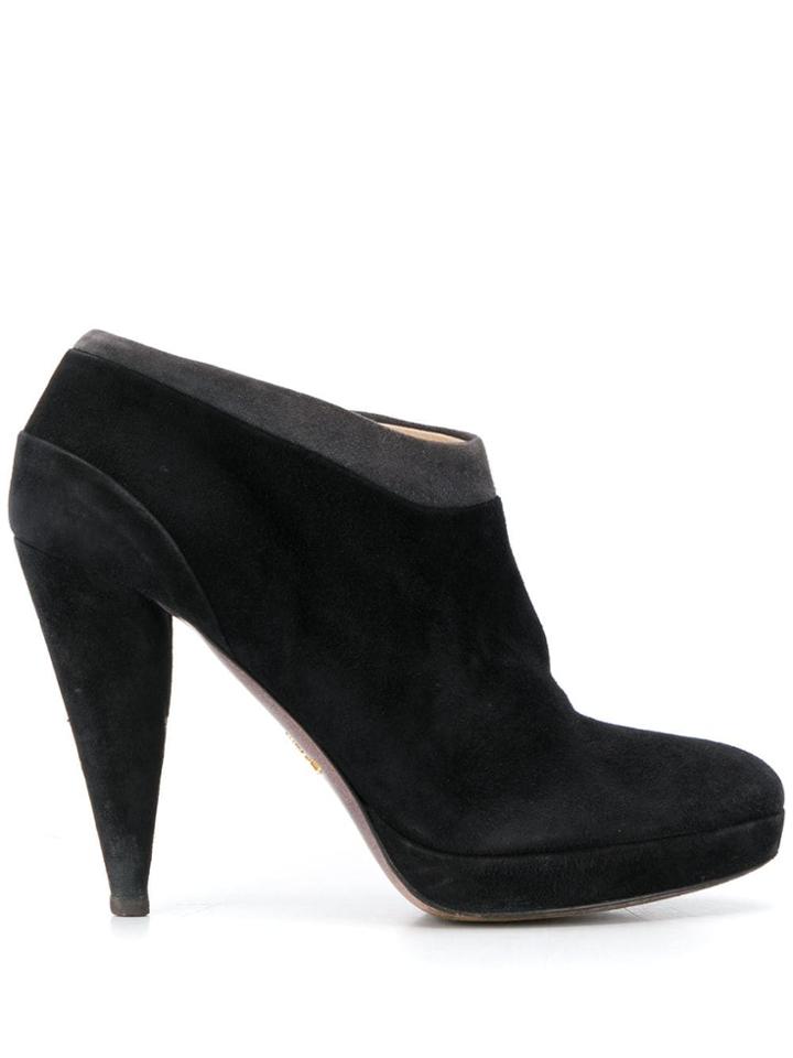 Prada Pre-owned 2000s High Ankle Pumps - Black