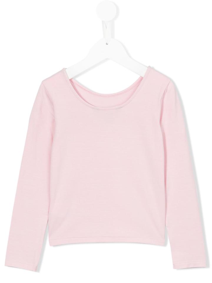 Ralph Lauren Kids Scoop Neck Sweatshirt, Toddler Girl's, Size: 4 Yrs, Pink/purple