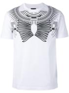 Les Hommes - Geometric Print T-shirt - Men - Cotton - M, White, Cotton