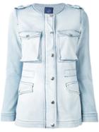 Light-wash Denim Jacket - Women - Cotton/polyester/spandex/elastane - 42, Blue, Cotton/polyester/spandex/elastane, Jacob Cohen