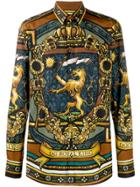 Dolce & Gabbana Heraldry Print Shirt - Brown