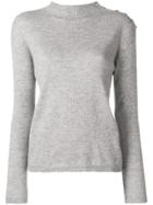 Liu Jo Mock Knit Sweater - Grey