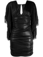 Christian Pellizzari Draped Design Dress - Black