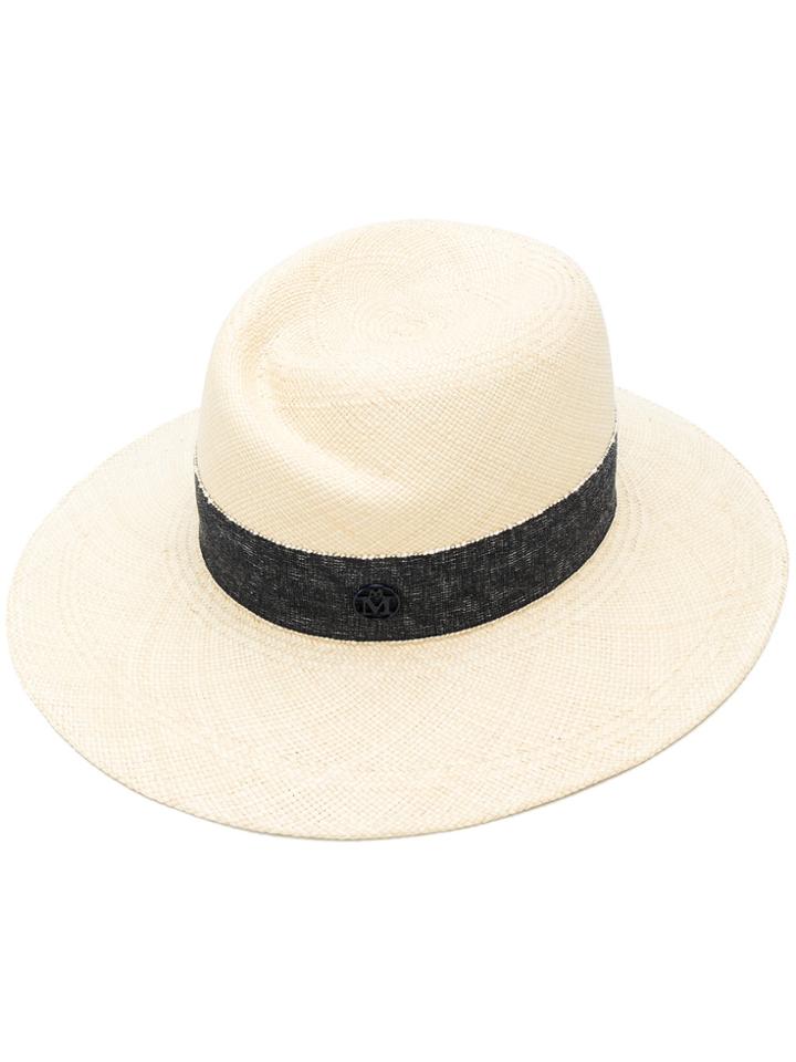 Maison Michel Panama Hat - Nude & Neutrals