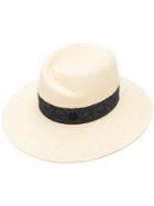 Maison Michel Panama Hat - Nude & Neutrals