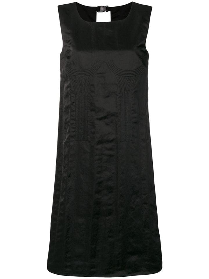 Maison Margiela Buckle Back Shift Dress - Black