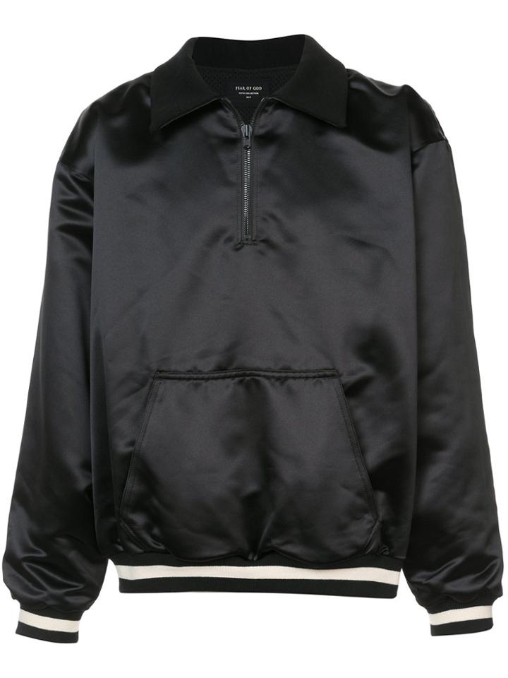 Fear Of God Spread Collar Sweatshirt - Black