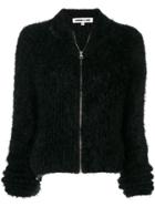 Mcq Alexander Mcqueen Zipped Cardigan - Black