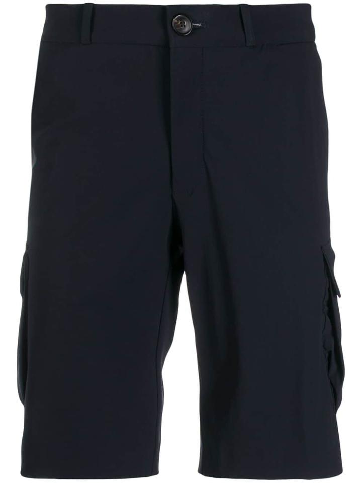 Rrd Knee-length Cargo Shorts - Blue