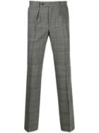 Hackett Check Tailored Trousers - Grey