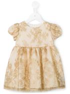 I Pinco Pallino - Floral Embroidered Dress - Kids - Cotton/polyamide/polyester/viscose - 12 Mth, Toddler Girl's, Nude/neutrals