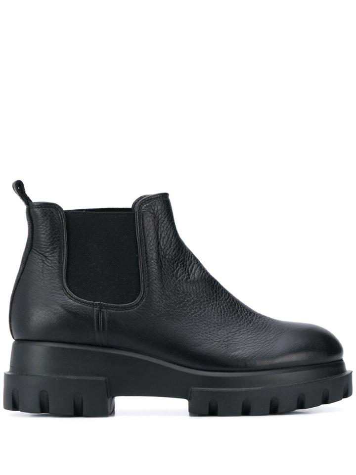 Agl Agl D756502bgkd0381013 Nero-nero Furs & Skins->leather - Black