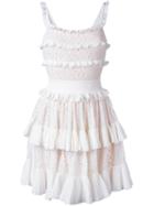 Antonino Valenti Melissa Skater Dress, Women's, Size: 44, White, Cotton/nylon/polyester