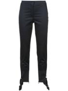 Nina Ricci Tapered Ankle Tie Trousers - Blue