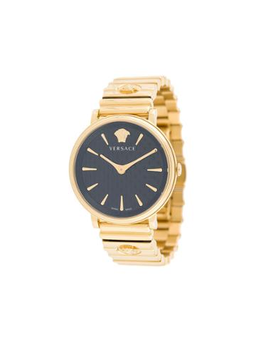 Versace V Circle Watch - Gold