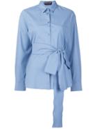 Rochas Oversized Tie Shirt