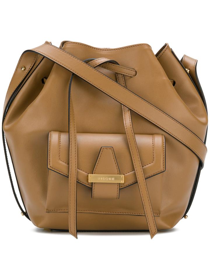 Visone Small Abbey Handbag - Brown