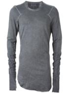 Lost & Found Ria Dunn Longsleeved T-shirt, Men's, Size: Medium, Grey, Cotton/linen/flax/polyamide/cashmere