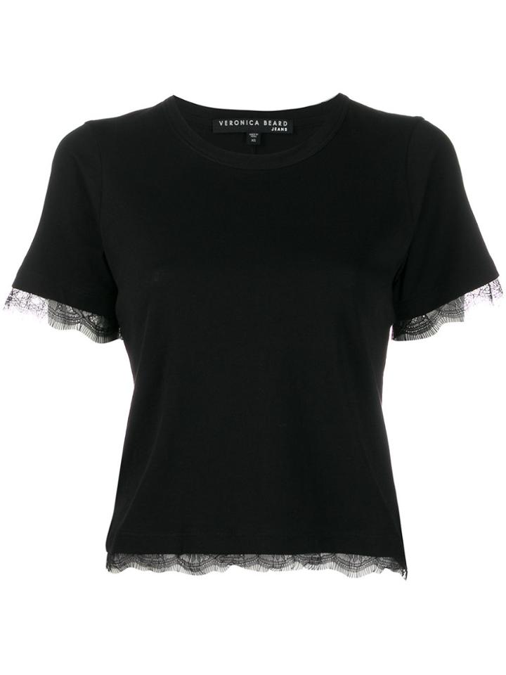 Veronica Beard Blk Orsini Tee Shirt - Black