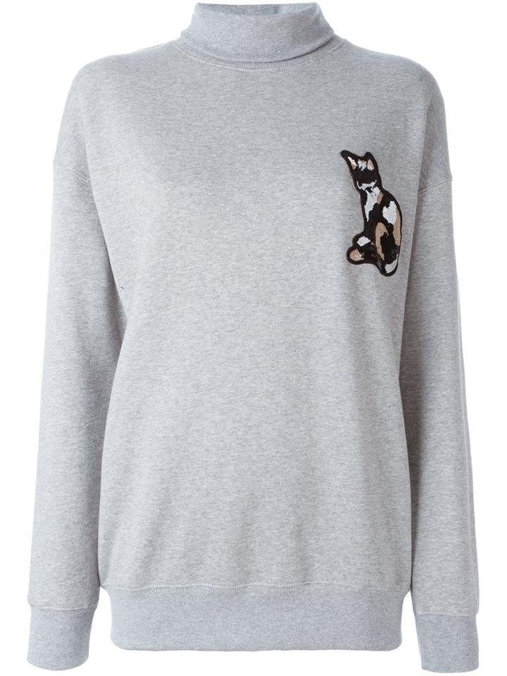 Msgm Embellished Cat Sweatshirt