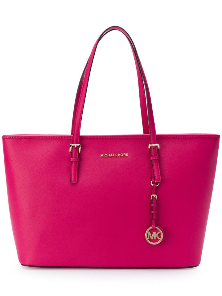 Michael Michael Kors Jet Set Travel Tote - Pink & Purple