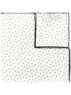 Lanvin Polka-dot Pocket Square - White