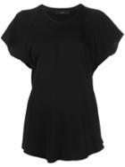 Ellery Plain T-shirt, Women's, Size: 6, Black, Polyester