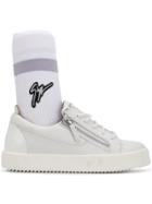 Giuseppe Zanotti Flat Sole Sneakers - White