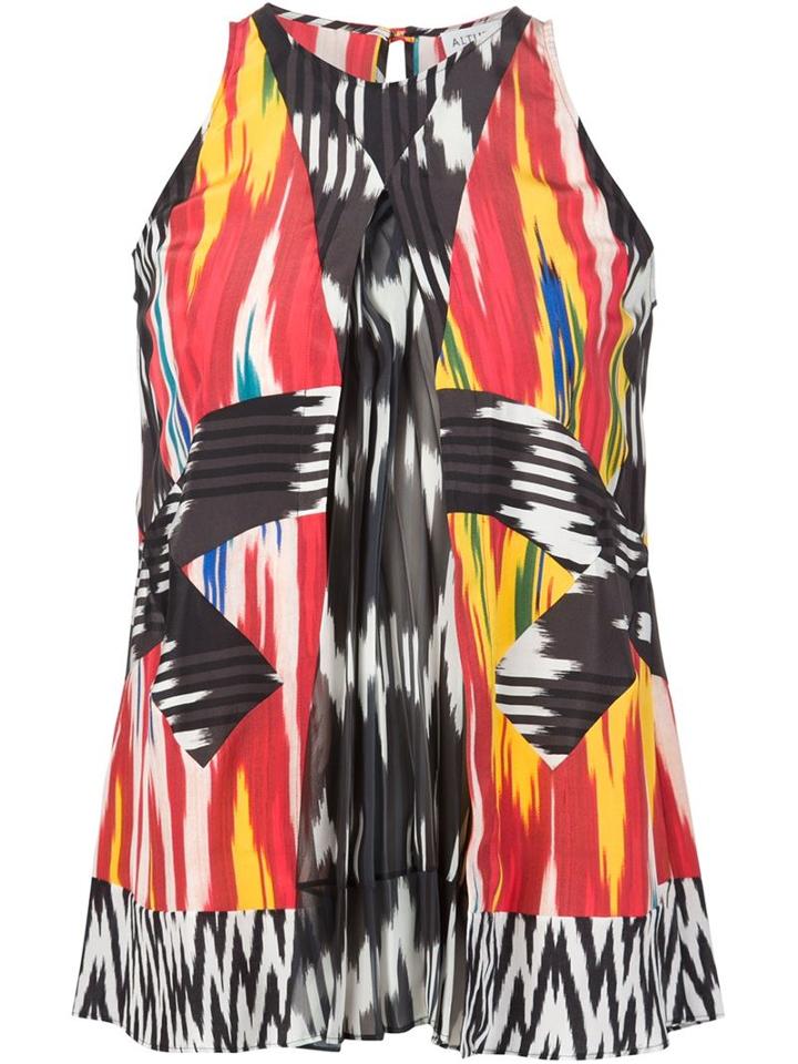 Altuzarra Tribal Print Sleeveless Top