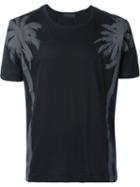 Diesel Black Gold Palm Tree Print T-shirt