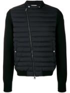 Moncler Panelled Puffer Jacket - Black