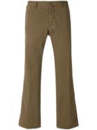 No21 Classic Fitted Chinos - Green