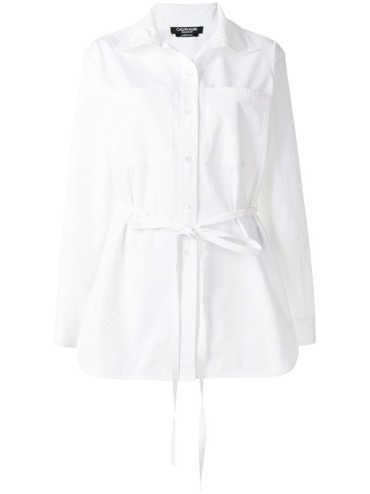 Calvin Klein 205w39nyc Button-down Flared Shirt - White