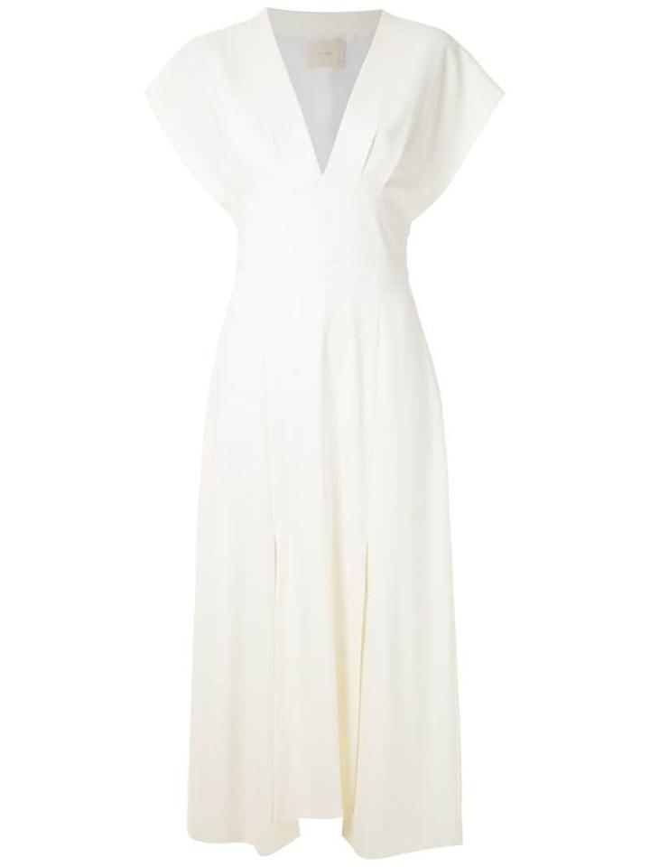 Framed Vestido Midi Lawrence Framed - White