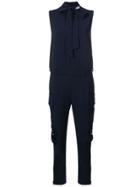 Red Valentino Techno Fluid Jumpsuit - Blue