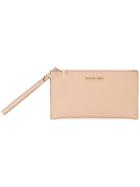 Michael Michael Kors 'jet Set Travel' Clutch - Nude & Neutrals