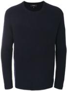 Theory Ribbed Raglan Sweater - Blue