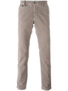 Incotex Skinny Trousers, Men's, Size: 33, Nude/neutrals, Cotton/spandex/elastane