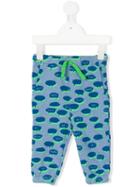 Stella Mccartney Kids - Speech Balloon Print Sweatpants - Kids - Cotton - 24 Mth, Blue