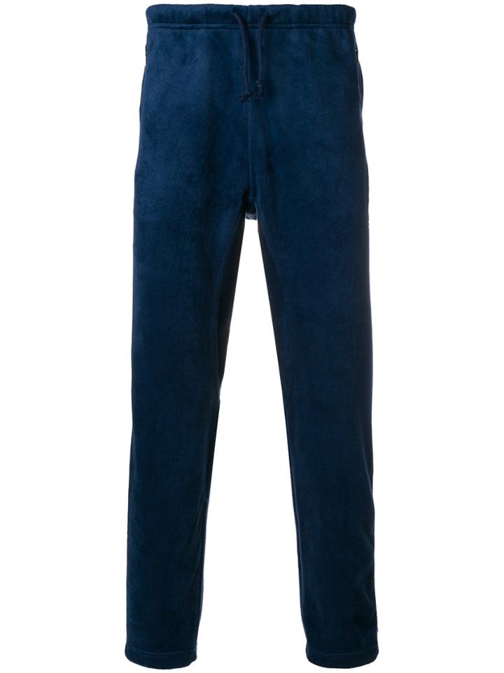 Adidas Velvet Track Pants - Blue