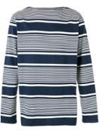 The Gigi Breton Stripe Sweater, Men's, Size: 52, Blue, Cotton