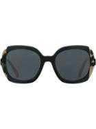 Prada Oversized Square Sunglasses - Black