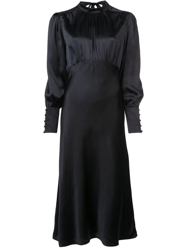 Veronica Beard Elsie Midi Dress - Black