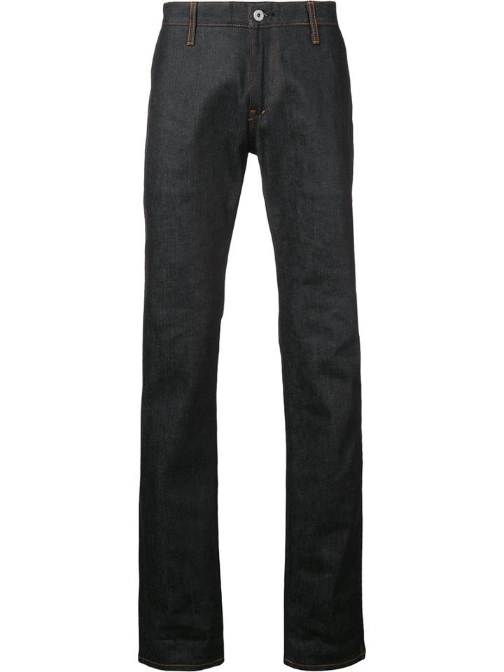 Factotum - Straight Leg Jeans - Men - Cotton/polyurethane - 31, Blue, Cotton/polyurethane