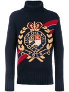Polo Ralph Lauren Crest Turtleneck Sweater - Blue