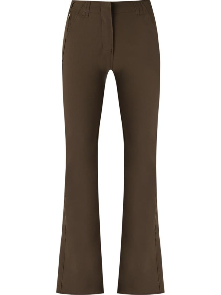 Gloria Coelho Slim Fit Trousers - Brown
