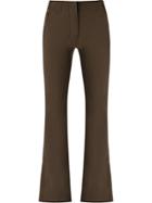 Gloria Coelho Slim Fit Trousers - Brown