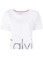 Calvin Klein Jeans - Logo Print T-shirt - Women - Cotton - M, White, Cotton
